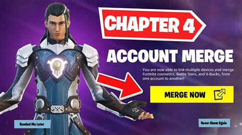 What are the rules for merging Fortnite accounts?